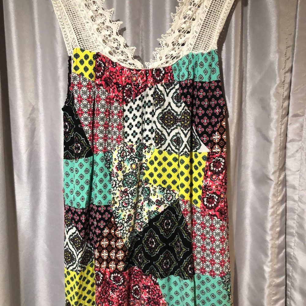 Boutique tunic top Crescent size L